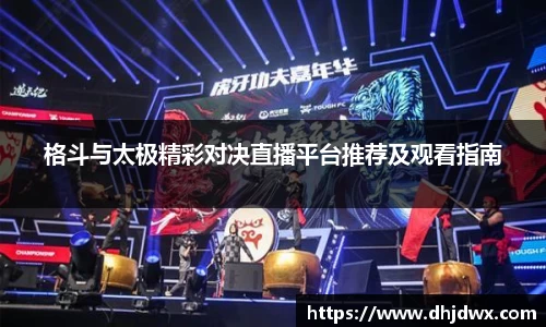 格斗与太极精彩对决直播平台推荐及观看指南