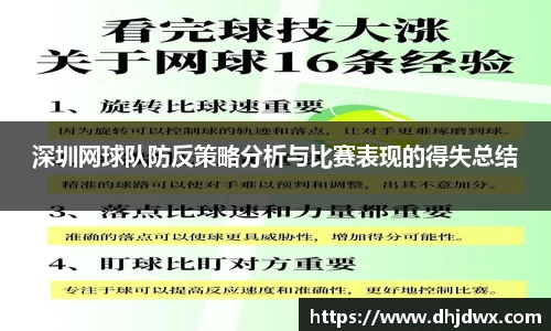 深圳网球队防反策略分析与比赛表现的得失总结